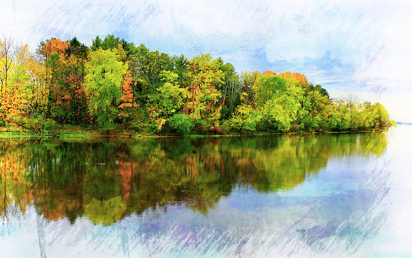 Autumn at Lake Nockamixon