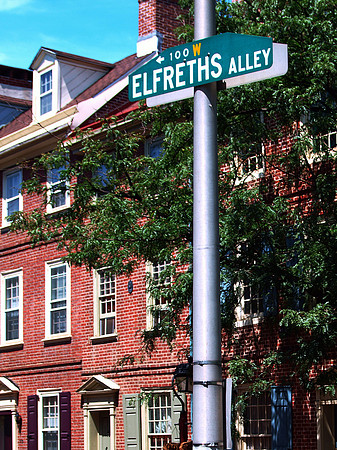 Historic Philadelphia  Elfreths Alley