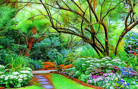 The Garden (digitally enhanced)