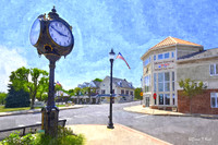 Perkasie Town Clock (Artistic Version)
