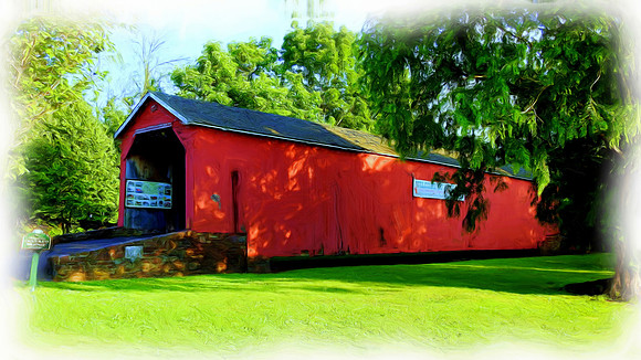 South Perkasie Covered Bridge (Artistic)