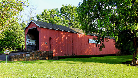 South Perkasie Covered Bridge (side view)